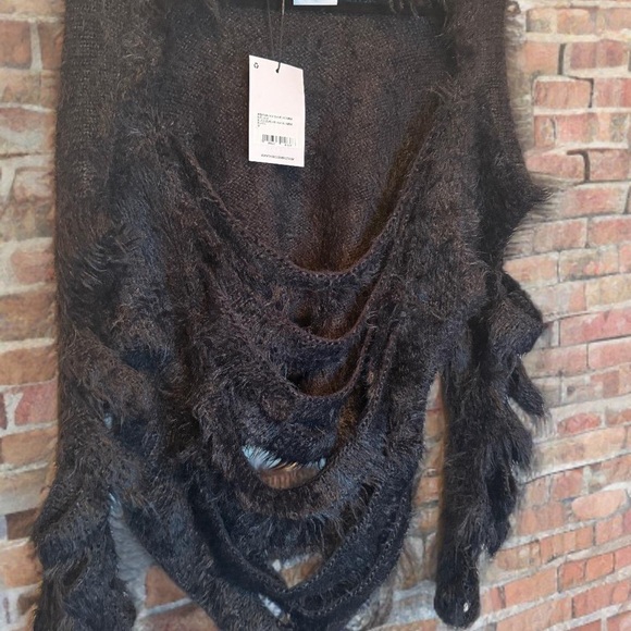 The Ragged Priest Black Distressed Sweater - Picture 2 of 5